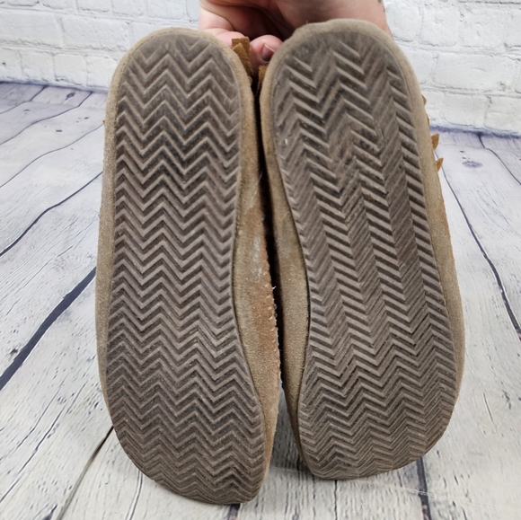 SOFTMOC | heel zip fringe suede leather moccasin - Picture 8 of 10